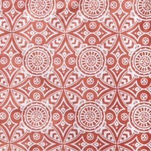 Serena & Lily 2 Euro Shams with coral print